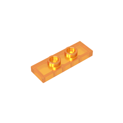 GDS-1504 - Plate Special 1 x 3 with 2 Studs with Groove and Inside Stud Holder (Jumper)