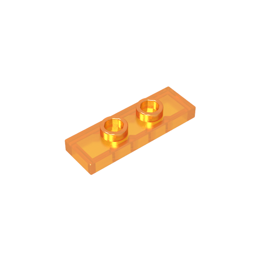 GDS-1504 - Plate Special 1 x 3 with 2 Studs with Groove and Inside Stud Holder (Jumper)