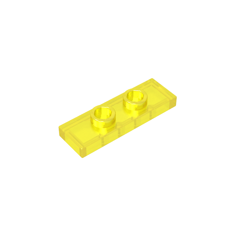 GDS-1504 - Plate Special 1 x 3 with 2 Studs with Groove and Inside Stud Holder (Jumper)