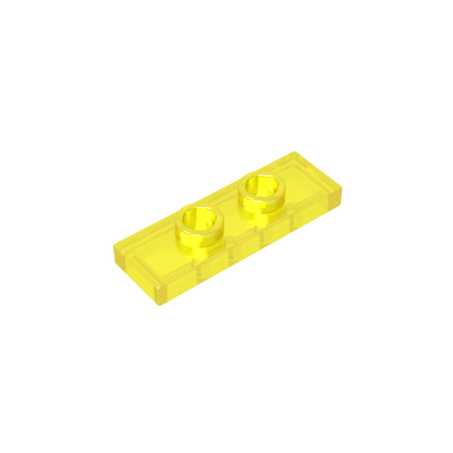 GDS-1504 - Plate Special 1 x 3 with 2 Studs with Groove and Inside Stud Holder (Jumper)