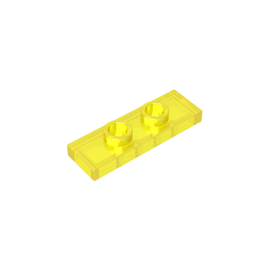 GDS-1504 - Plate Special 1 x 3 with 2 Studs with Groove and Inside Stud Holder (Jumper)