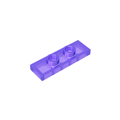 GDS-1504 - Plate Special 1 x 3 with 2 Studs with Groove and Inside Stud Holder (Jumper)