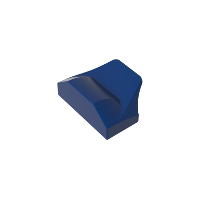 GDS-1507 - Wedge Curved 1 x 2 x 2/3 No Studs, Wing End