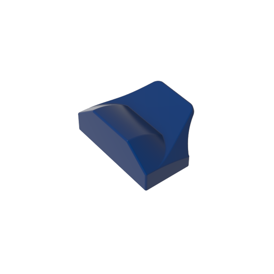 GDS-1507 - Wedge Curved 1 x 2 x 2/3 No Studs, Wing End