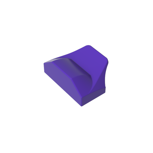GDS-1507 - Wedge Curved 1 x 2 x 2/3 No Studs, Wing End