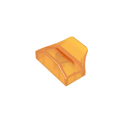 GDS-1507 - Wedge Curved 1 x 2 x 2/3 No Studs, Wing End
