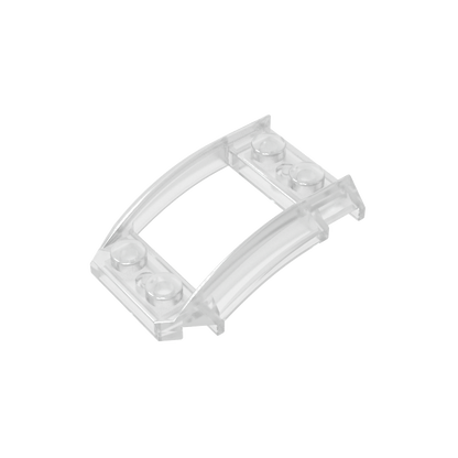 GDS-1508 - Wheel Arch, Wedge 4 x 3 Open with Cutout and Four Studs