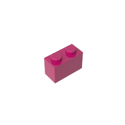 GDS-1545 - Brick 1 x 2 without Bottom Tube