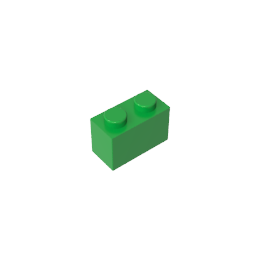 GDS-1545 - Brick 1 x 2 without Bottom Tube