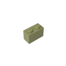GDS-1545 - Brick 1 x 2 without Bottom Tube