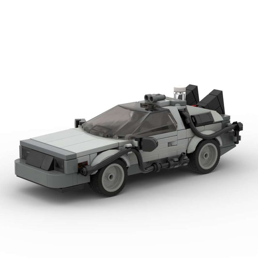 MOC Delorean from BACK TO THE FUTURE 3 in 6 Stud Wide
