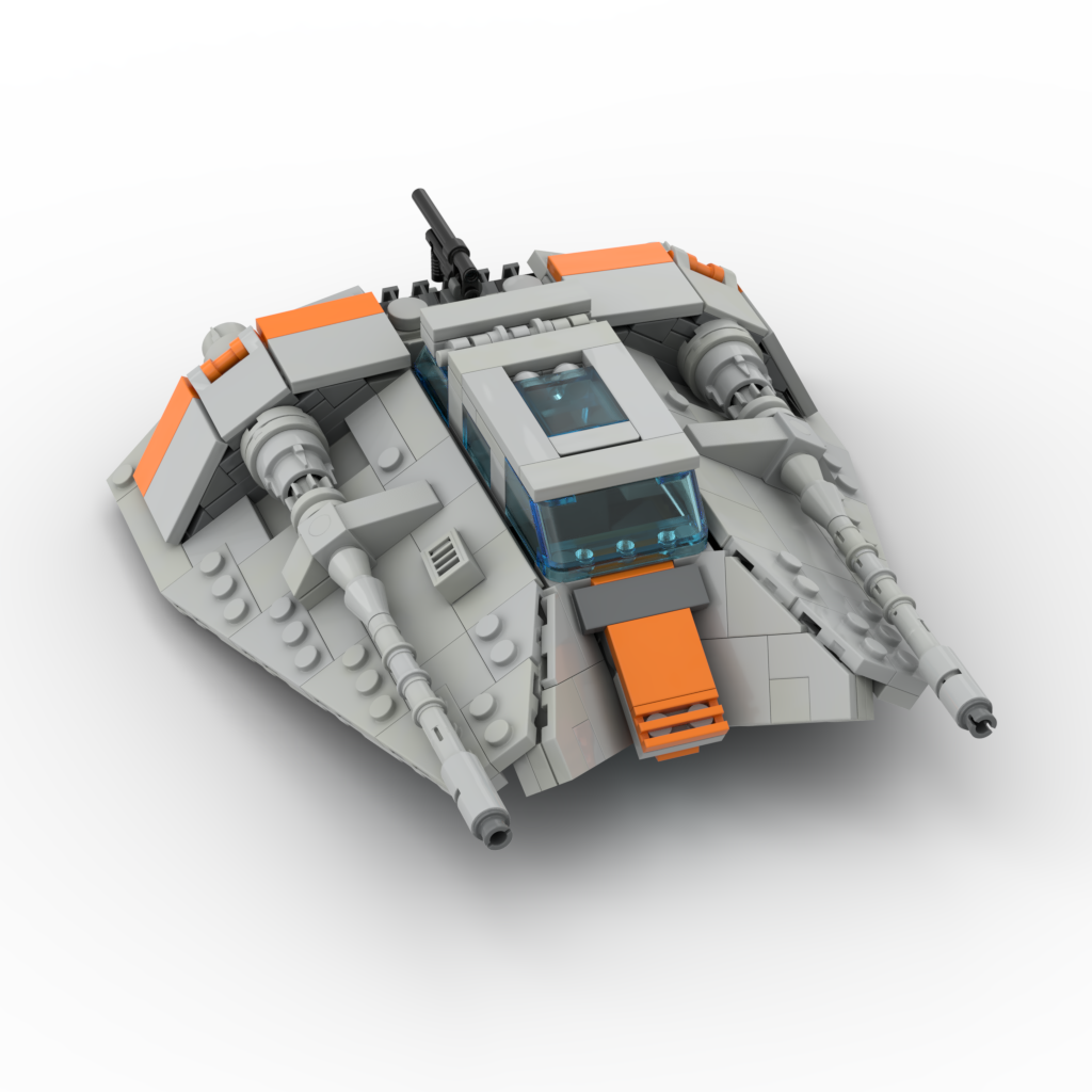 MOC-15626 Snowspeeder T-47 Airspeeder Snowfield Aircraft
