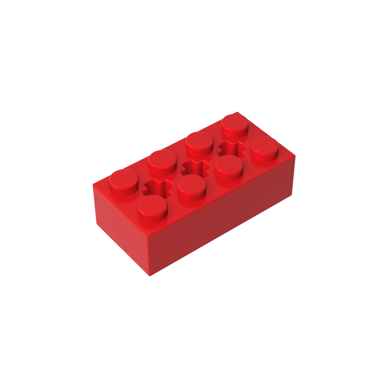 GDS-1565 - Brick Special 2 x 4 with 3 Axle Holes