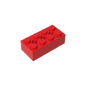GDS-1565 - Brick Special 2 x 4 with 3 Axle Holes