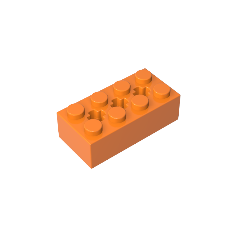GDS-1565 - Brick Special 2 x 4 with 3 Axle Holes