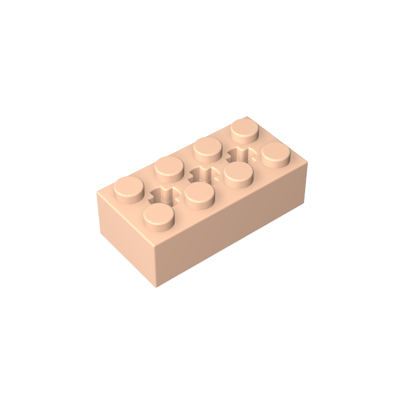 GDS-1565 - Brick Special 2 x 4 with 3 Axle Holes