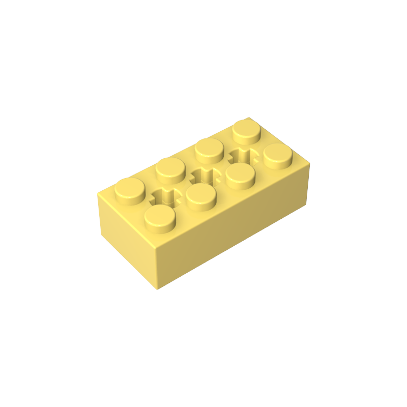 GDS-1565 - Brick Special 2 x 4 with 3 Axle Holes
