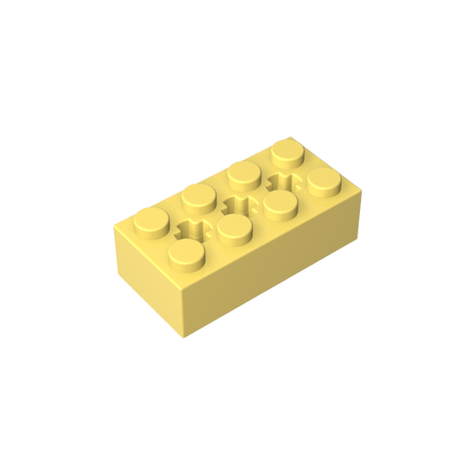 GDS-1565 - Brick Special 2 x 4 with 3 Axle Holes