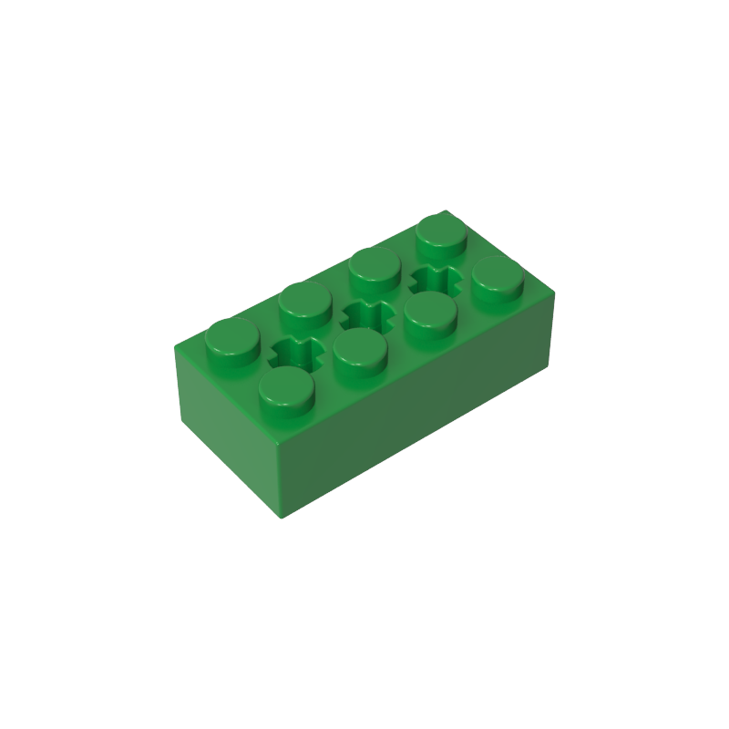 GDS-1565 - Brick Special 2 x 4 with 3 Axle Holes