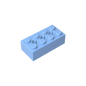 GDS-1565 - Brick Special 2 x 4 with 3 Axle Holes