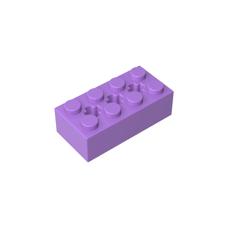 GDS-1565 - Brick Special 2 x 4 with 3 Axle Holes