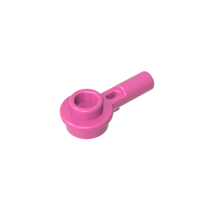GDS-1570 - Plate Round 1 x 1 with Hollow Stud and Horizontal Bar 1L