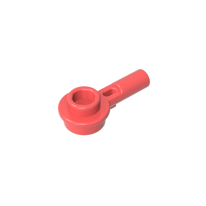 GDS-1570 - Plate Round 1 x 1 with Hollow Stud and Horizontal Bar 1L