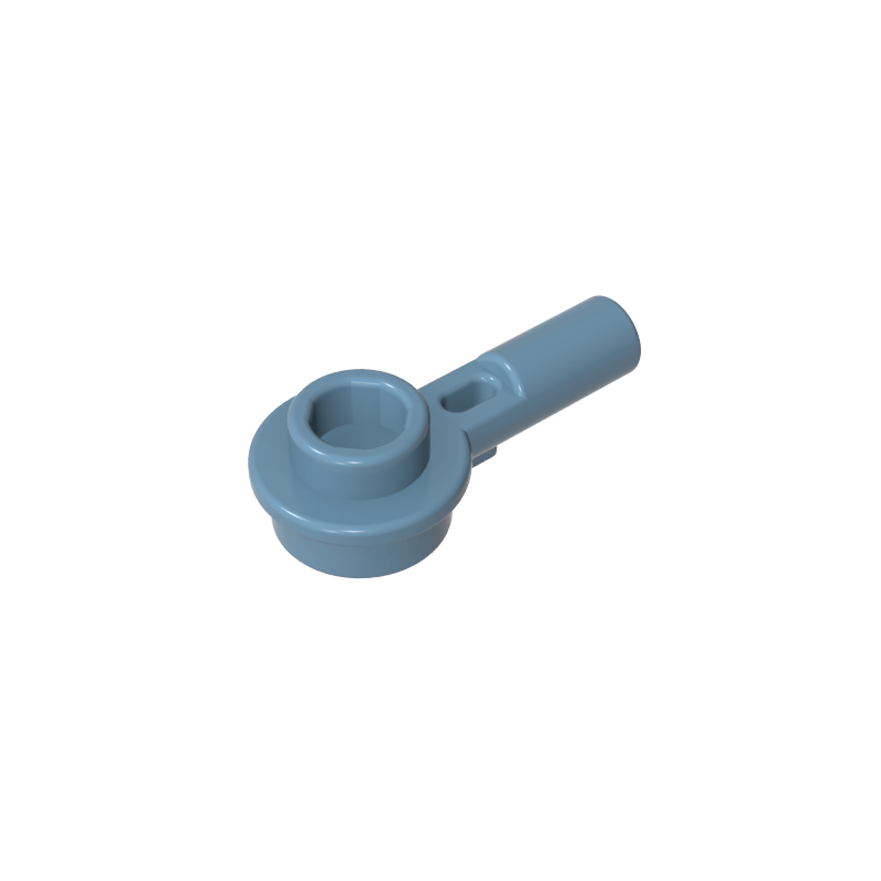 GDS-1570 - Plate Round 1 x 1 with Hollow Stud and Horizontal Bar 1L