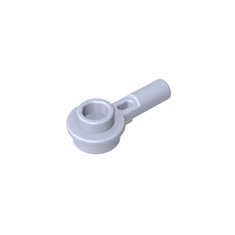 GDS-1570 - Plate Round 1 x 1 with Hollow Stud and Horizontal Bar 1L