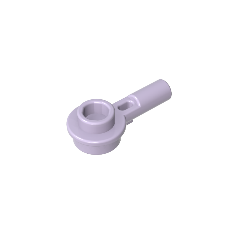 GDS-1570 - Plate Round 1 x 1 with Hollow Stud and Horizontal Bar 1L