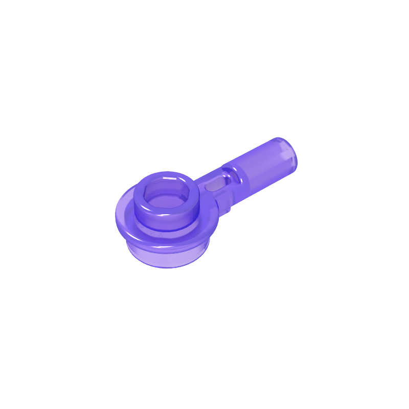 GDS-1570 - Plate Round 1 x 1 with Hollow Stud and Horizontal Bar 1L