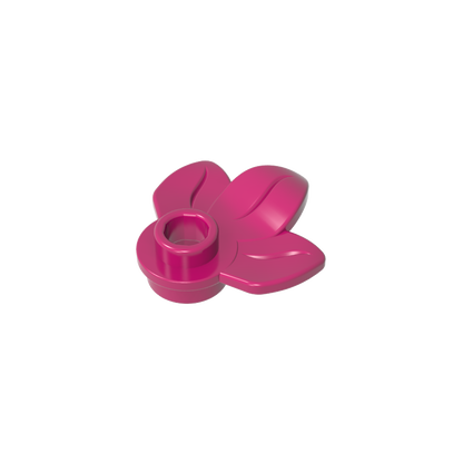 GDS-1576 - Plant, Plate 1 x 1 Round with 3 Leaves