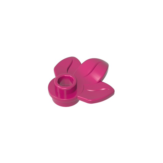 GDS-1576 - Plant, Plate 1 x 1 Round with 3 Leaves