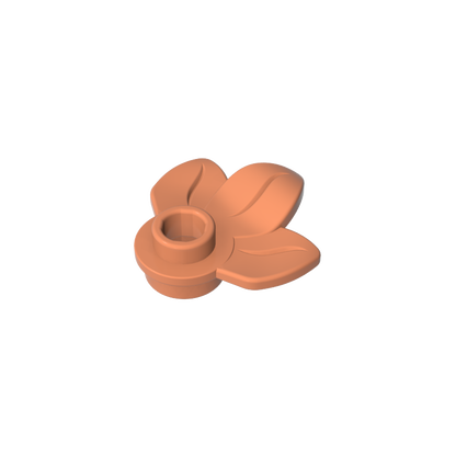 GDS-1576 - Plant, Plate 1 x 1 Round with 3 Leaves
