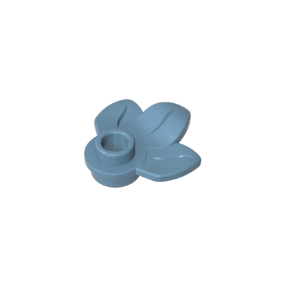 GDS-1576 - Plant, Plate 1 x 1 Round with 3 Leaves