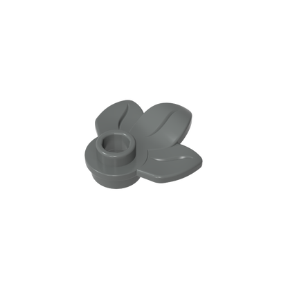 GDS-1576 - Plant, Plate 1 x 1 Round with 3 Leaves