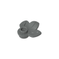 GDS-1576 - Plant, Plate 1 x 1 Round with 3 Leaves