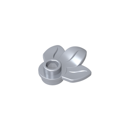 GDS-1576 - Plant, Plate 1 x 1 Round with 3 Leaves
