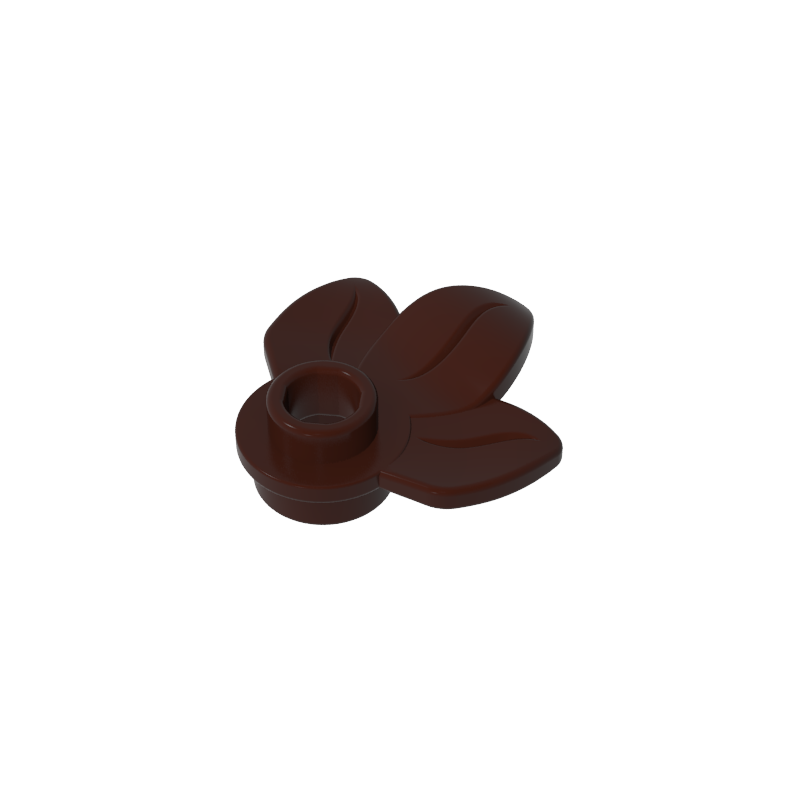 GDS-1576 - Plant, Plate 1 x 1 Round with 3 Leaves