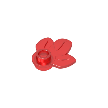 GDS-1576 - Plant, Plate 1 x 1 Round with 3 Leaves