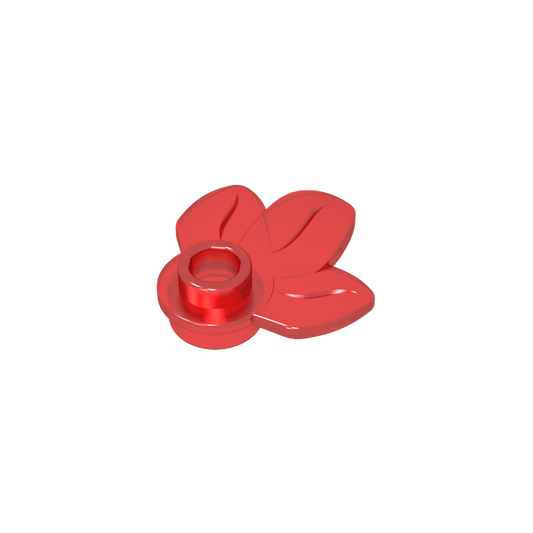 GDS-1576 - Plant, Plate 1 x 1 Round with 3 Leaves