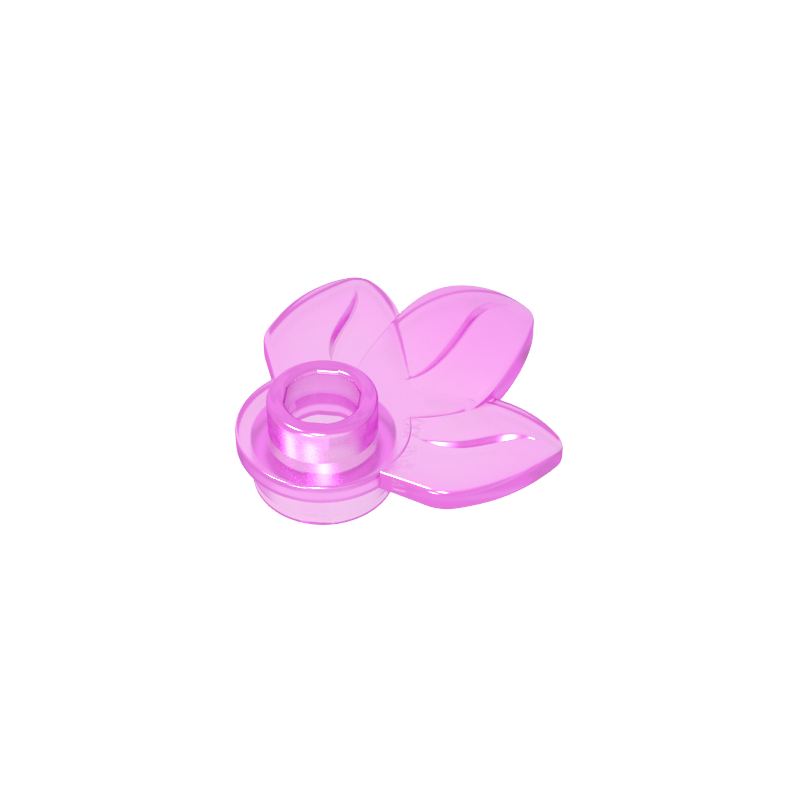 GDS-1576 - Plant, Plate 1 x 1 Round with 3 Leaves