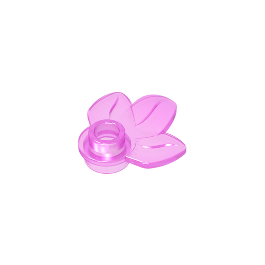 GDS-1576 - Plant, Plate 1 x 1 Round with 3 Leaves