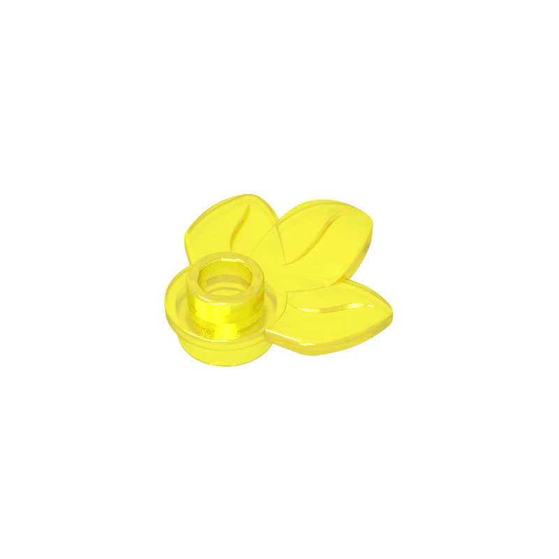 GDS-1576 - Plant, Plate 1 x 1 Round with 3 Leaves