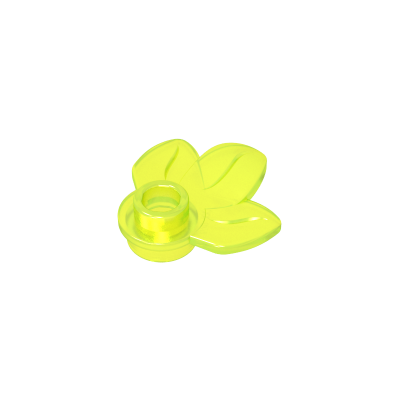GDS-1576 - Plant, Plate 1 x 1 Round with 3 Leaves