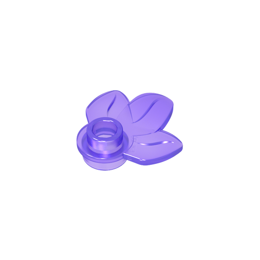 GDS-1576 - Plant, Plate 1 x 1 Round with 3 Leaves