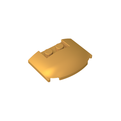 GDS-1577 - Slope Curved 3 x 4 x 2/3 Triple Curved with 2 Sunk Studs