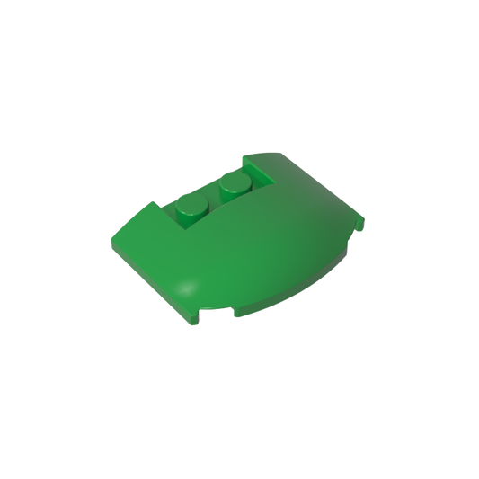 GDS-1577 - Slope Curved 3 x 4 x 2/3 Triple Curved with 2 Sunk Studs