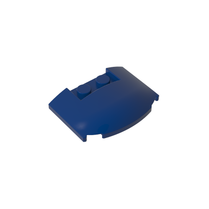 GDS-1577 - Slope Curved 3 x 4 x 2/3 Triple Curved with 2 Sunk Studs