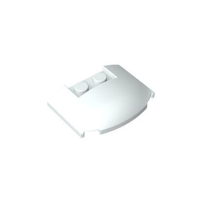 GDS-1577 - Slope Curved 3 x 4 x 2/3 Triple Curved with 2 Sunk Studs